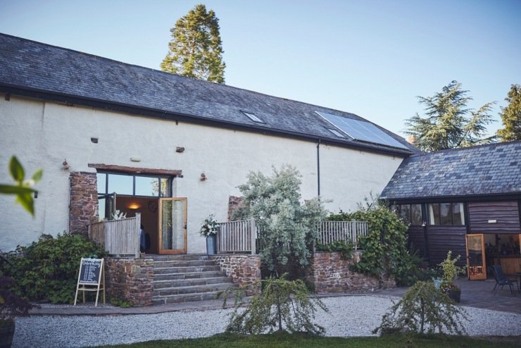 Wedding photography at The Corn Barn devon