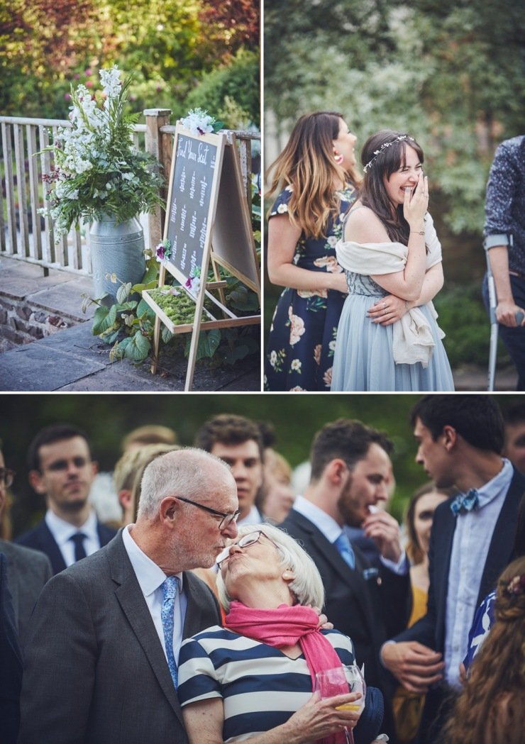 Wedding photography at The Corn Barn devon