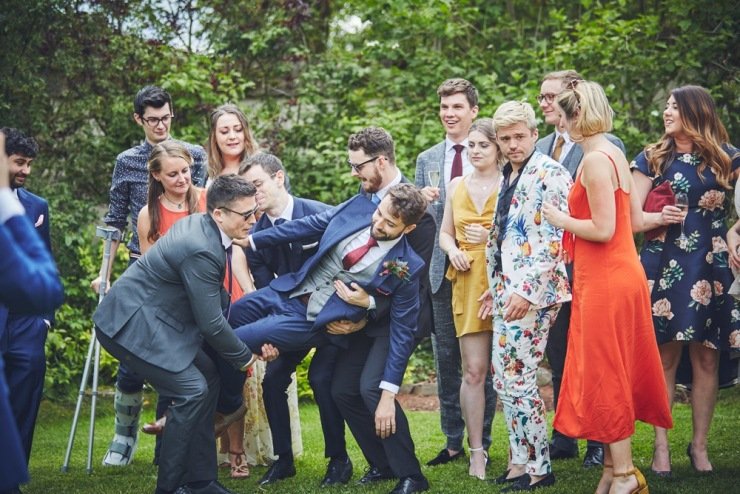 Wedding photography at The Corn Barn devon