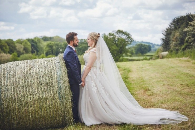 Wedding photography at The Corn Barn devon