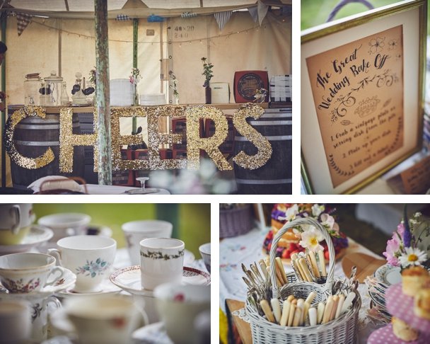 creative and relaxed wedding photography of boho festival wedding in Dorset