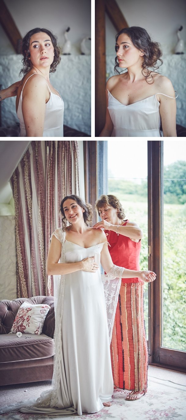 creative and relaxed wedding photography of boho festival wedding in Dorset