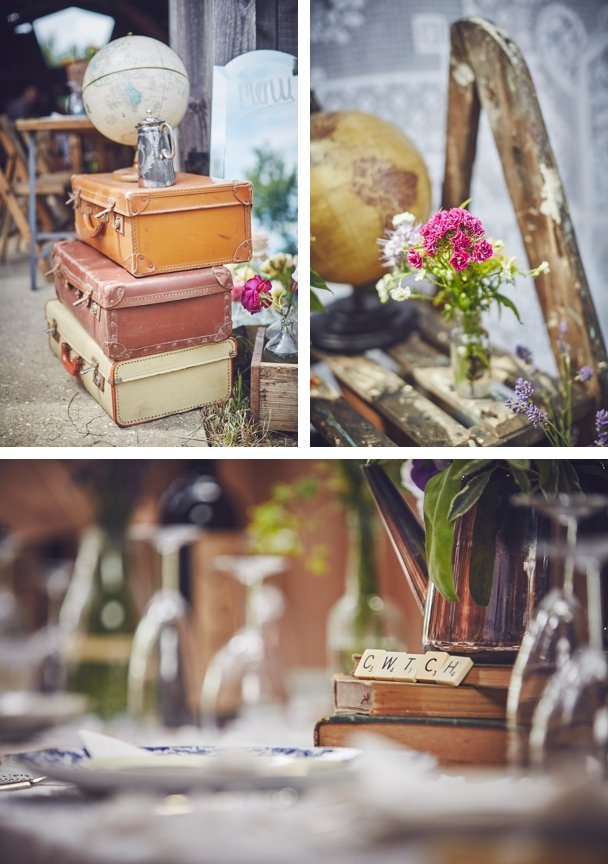 creative and relaxed wedding photography of boho festival wedding in Dorset