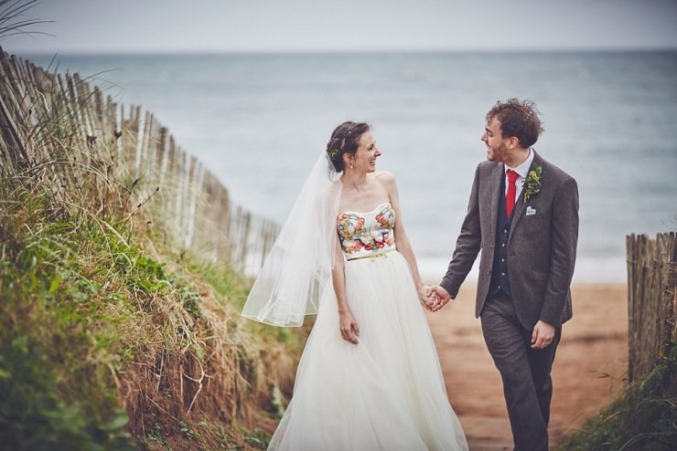 relaxed wedding photographers The Barn at South Milton
