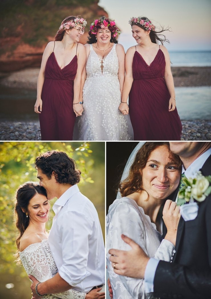 happy and fun wedding photography Dorset