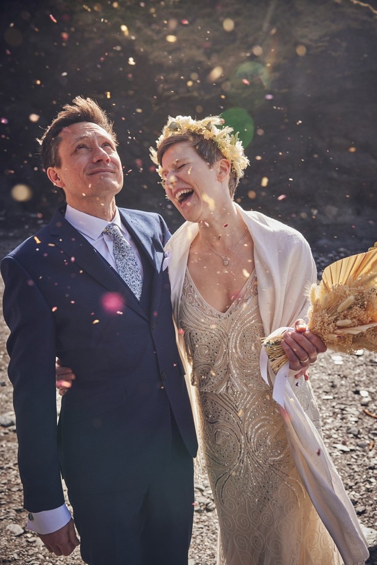 tunnels beaches confetti shot happy moment