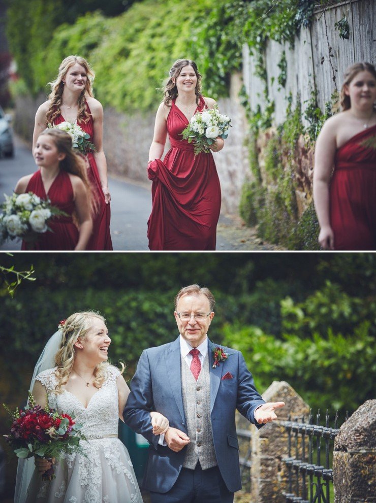 relaxed summer wedding photography at the corn barn near Cullompton in devon