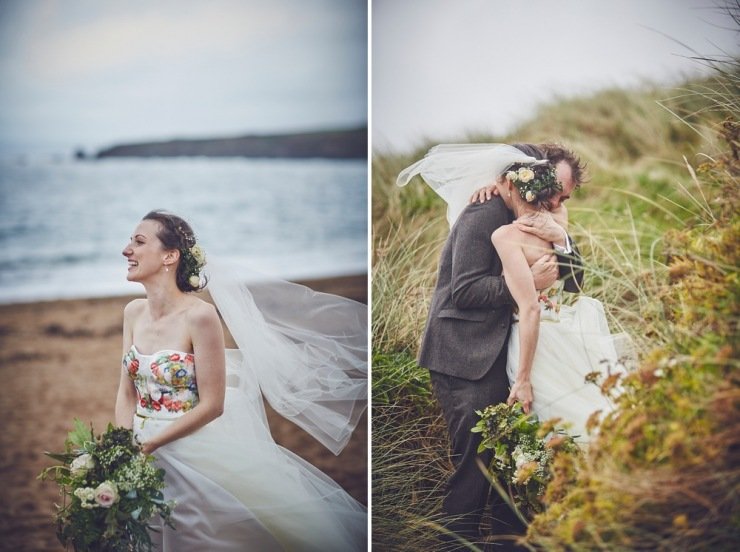relaxed wedding photographers The Barn at South Milton