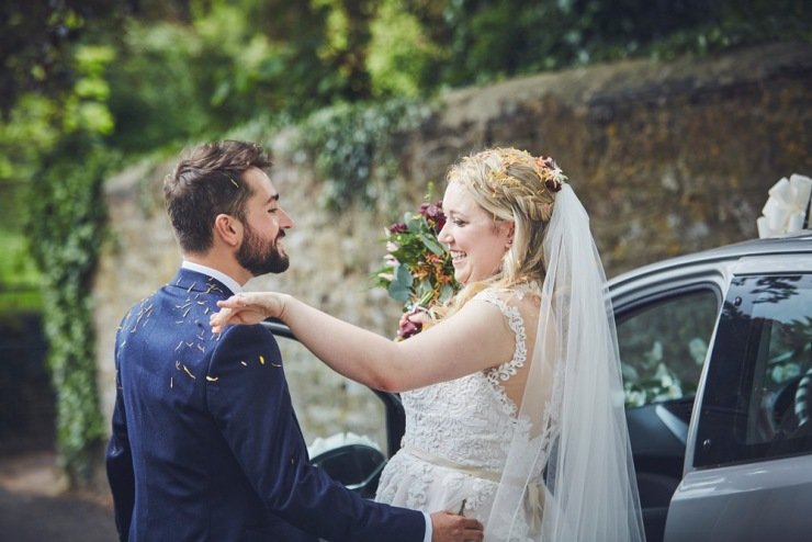 Wedding photography at The Corn Barn devon