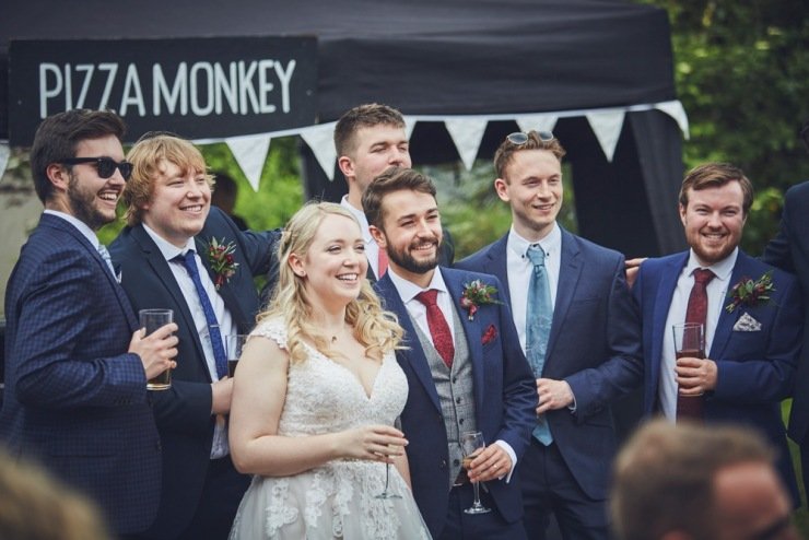 Wedding photography at The Corn Barn devon