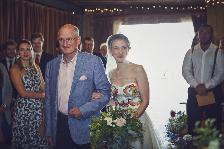 relaxed wedding photographers The Barn at South Milton