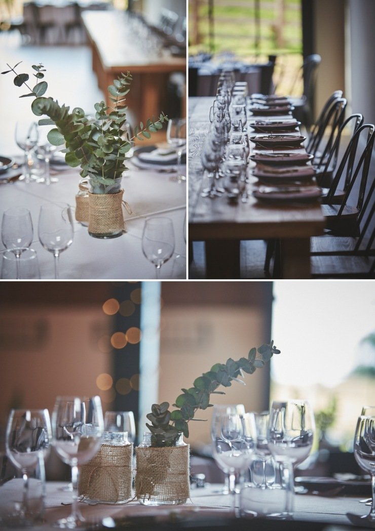 wedding table style and details at Upton Barn and walled garden Devon
