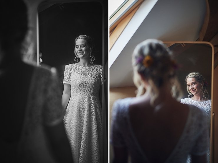 bride wearing converse