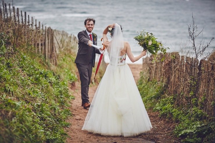 relaxed wedding photographers The Barn at South Milton