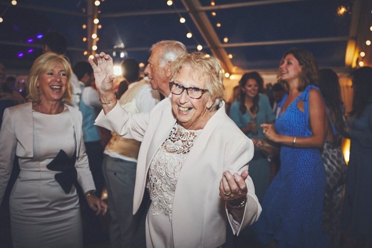 first dance at marquee wedding in Devon