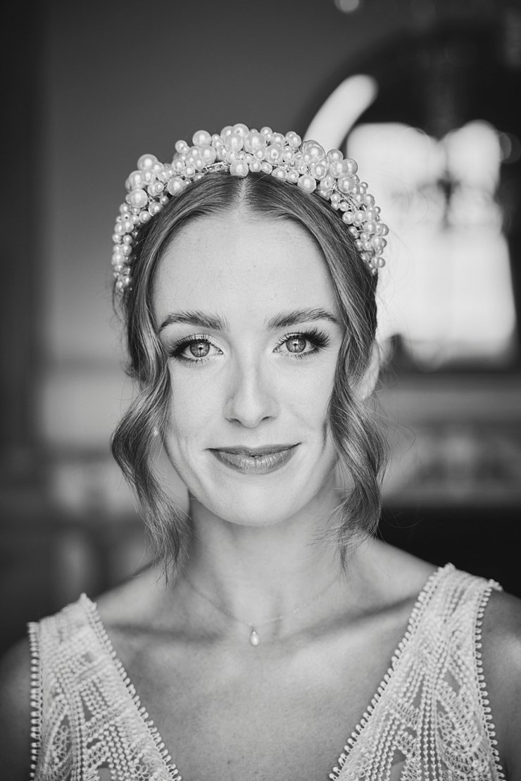 portrait of bride at rockbeare manor Exeter