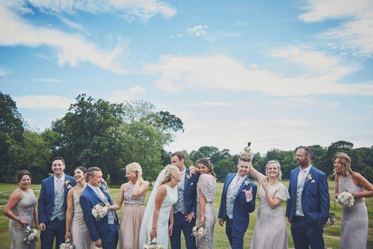 documentary wedding photography from team of two in devon at Rockbeare manor in Exeter