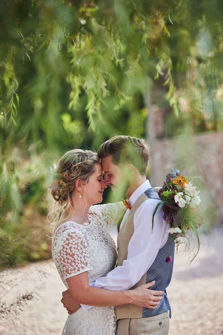 Hair and make up at wedding Hayne Devon