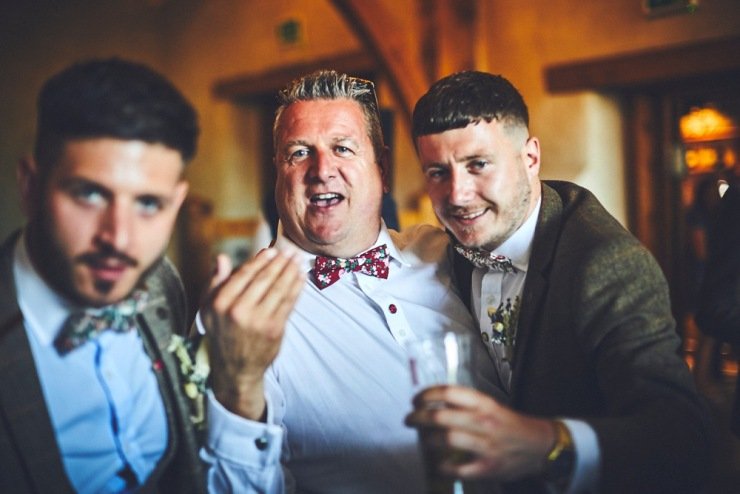 evening party at Devon wedding venue upton barn and walled garden
