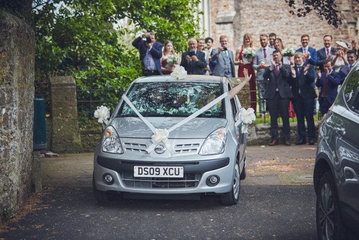 Wedding photography at The Corn Barn devon