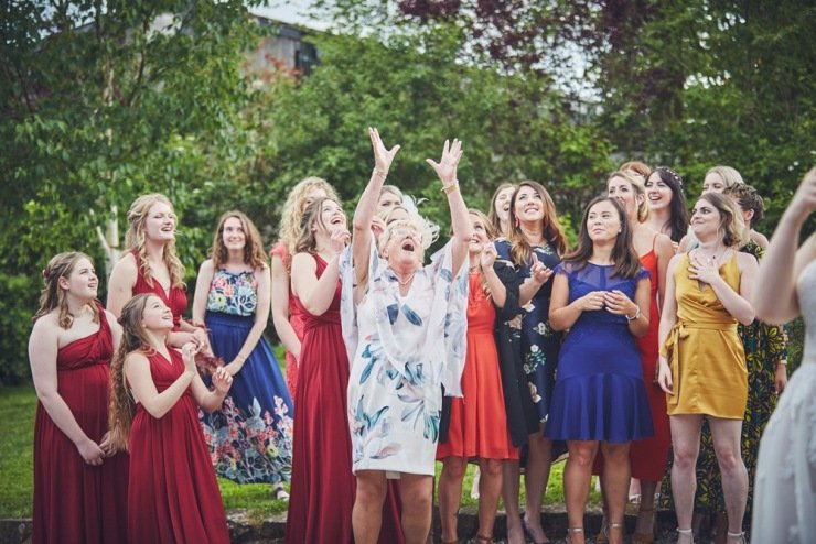 Wedding photography at The Corn Barn devon
