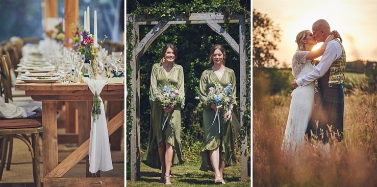documentary wedding photos wonwood barton Devon