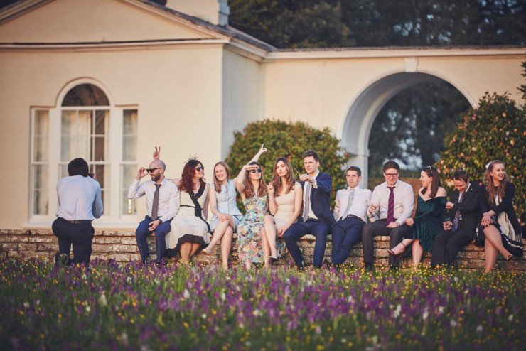 relaxed summer wedding photography at rockbeare manor in devon