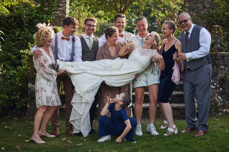 Hair and make up at wedding Hayne Devon