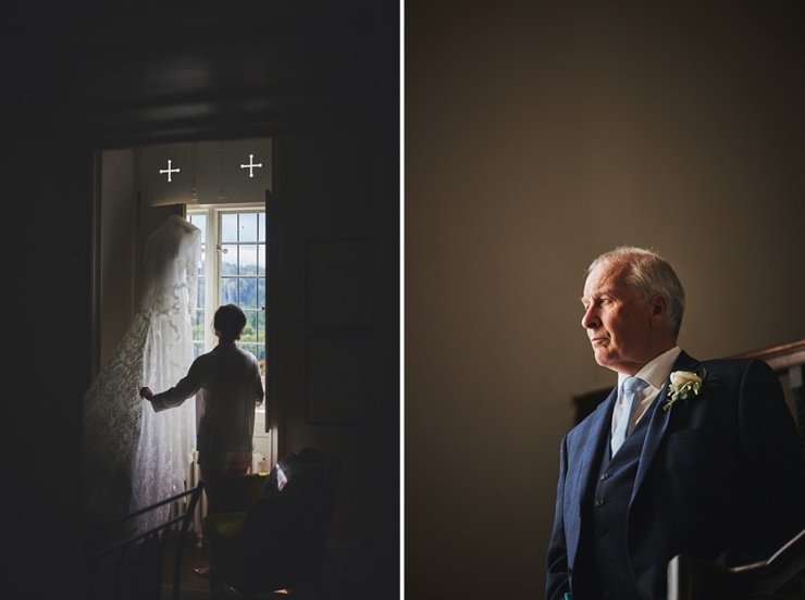 father of the bride at Rockbeare Manor
