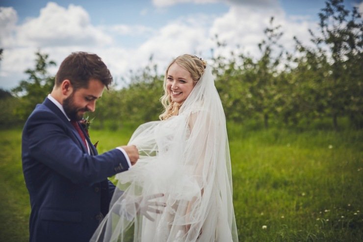 Wedding photography at The Corn Barn devon