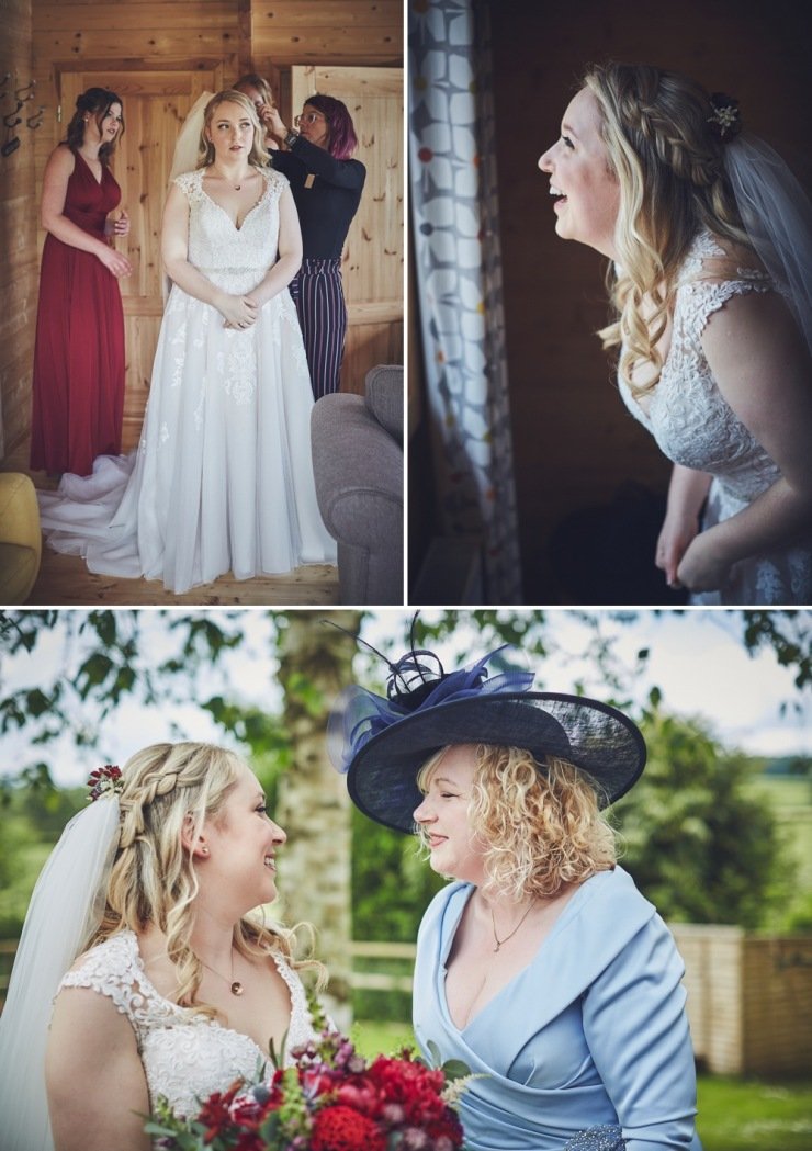 Wedding photography at The Corn Barn devon