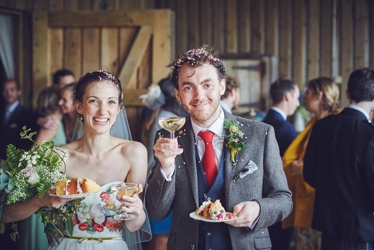 relaxed wedding photographers The Barn at South Milton