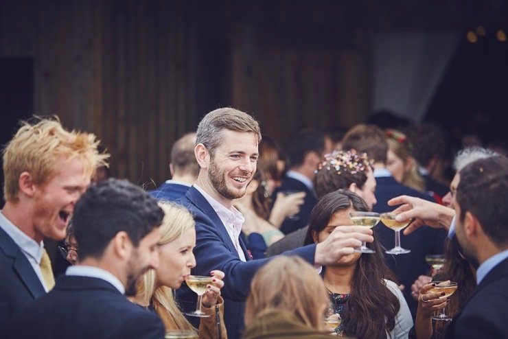 relaxed wedding photographers The Barn at South Milton
