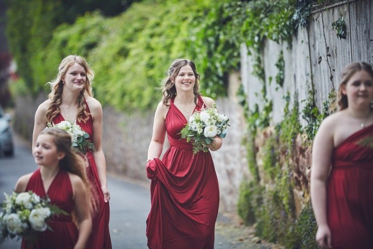 Wedding photography at The Corn Barn devon