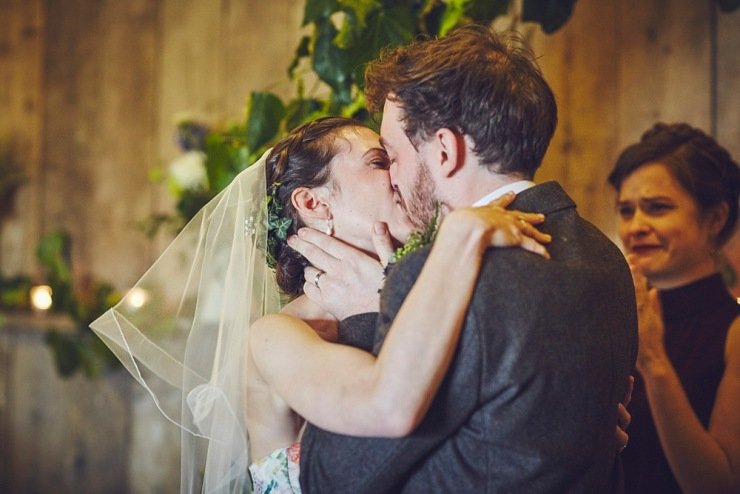 relaxed wedding photographers The Barn at South Milton