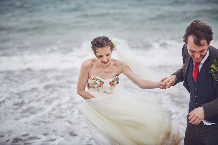relaxed wedding photographers The Barn at South Milton