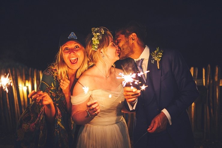 photo bombing sparkler shot at tunnels beaches 