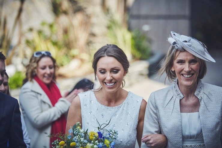 Wedding photography at Tunnels Beaches devon