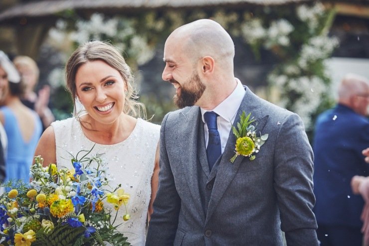 Wedding photography at Tunnels Beaches devon