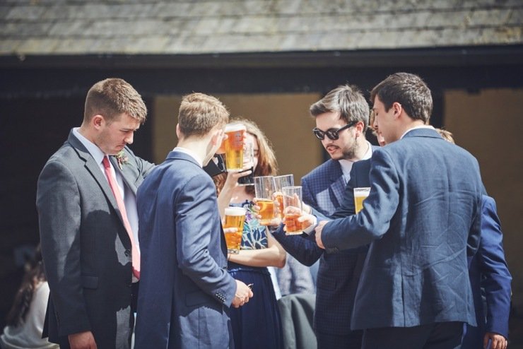 Wedding photography at The Corn Barn devon