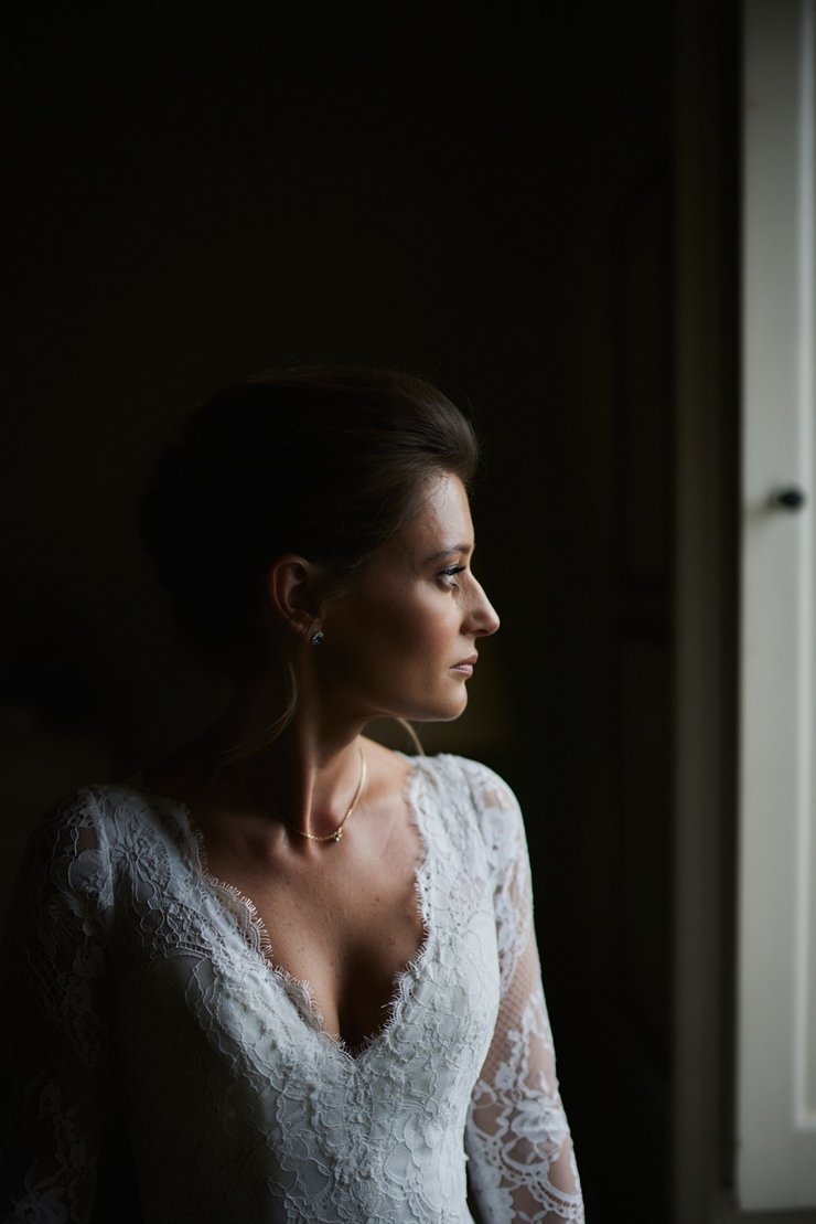bridal portrait Hotel Endsleigh wedding