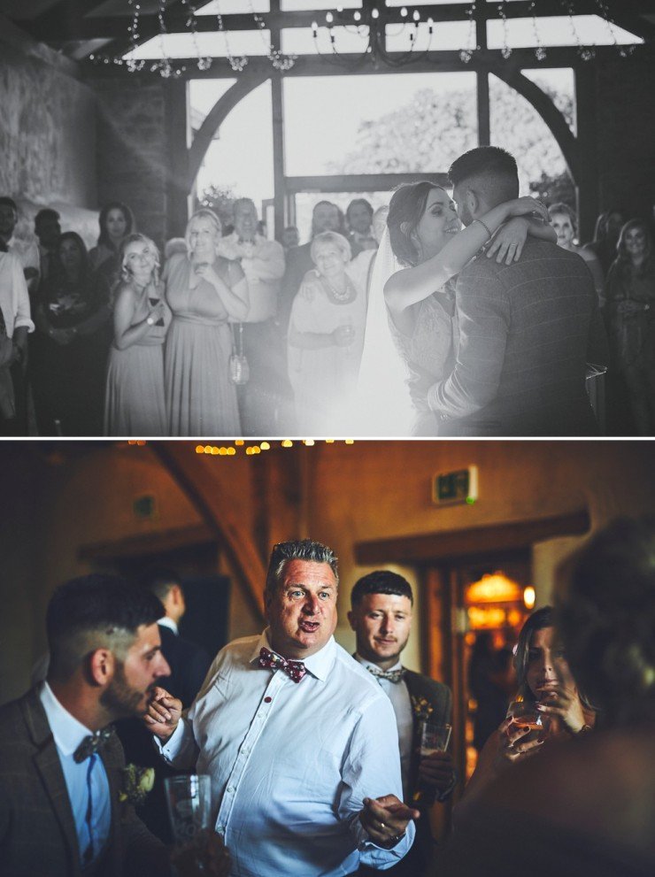 first dance at Upton Barn and Walled Garden in Devon