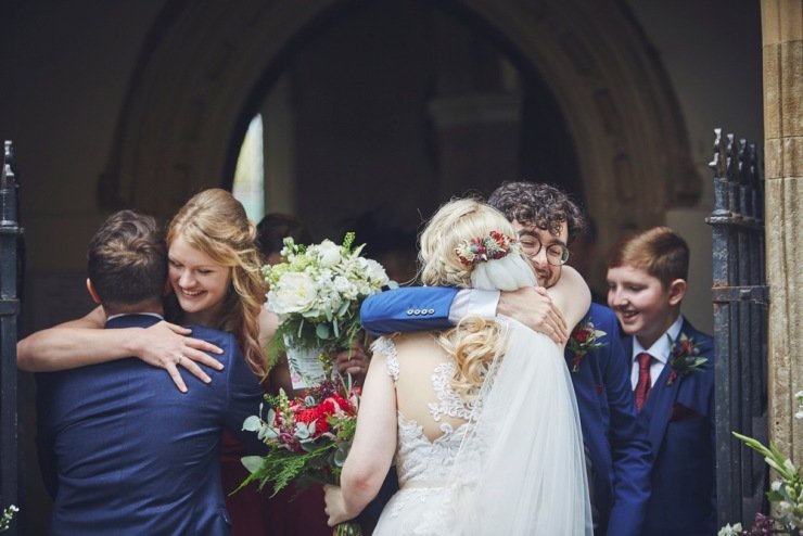 Wedding photography at The Corn Barn devon