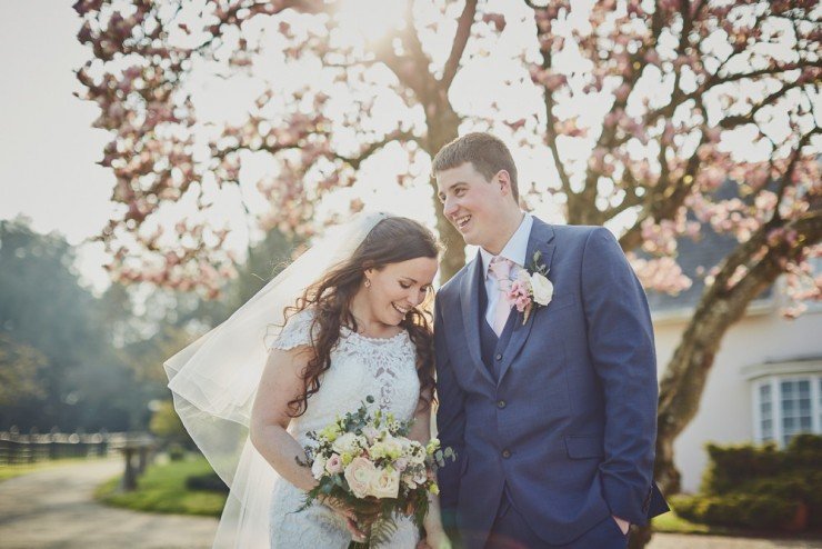 spring wedding photography at upton barn and walled garden devon