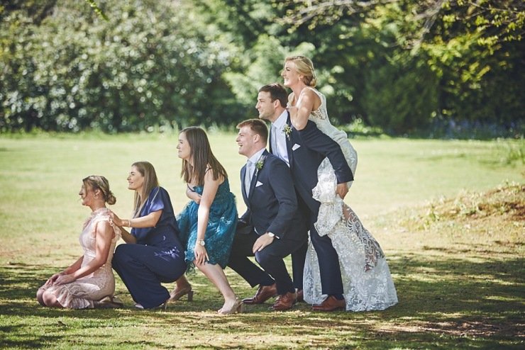 wedding photography Huntsham Court devon