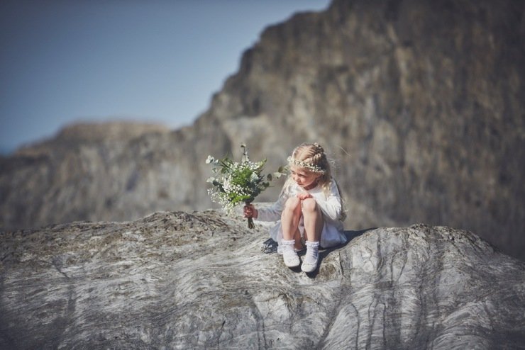 Wedding photography at Tunnels Beaches devon