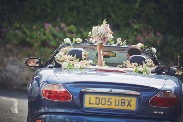 relaxed photography of a marquee  country wedding in Devon