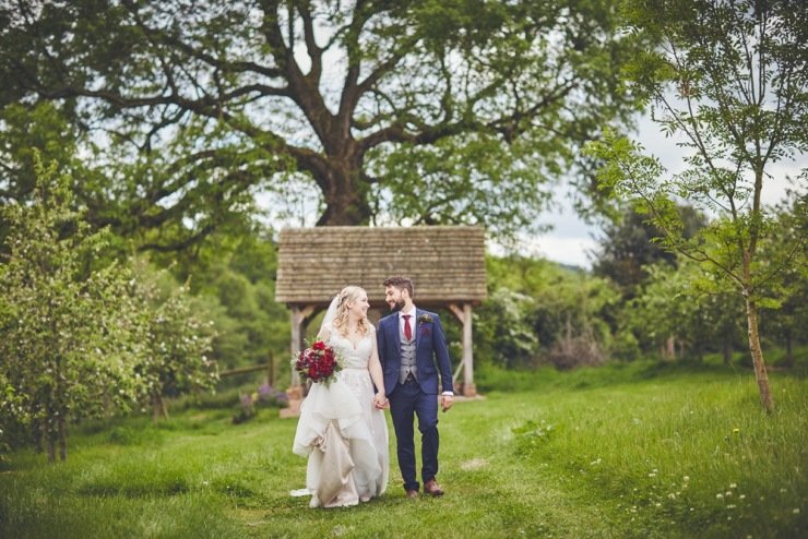 Wedding photography at The Corn Barn devon
