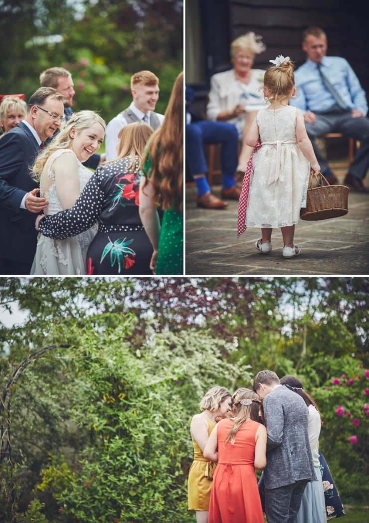 Wedding photography at The Corn Barn devon