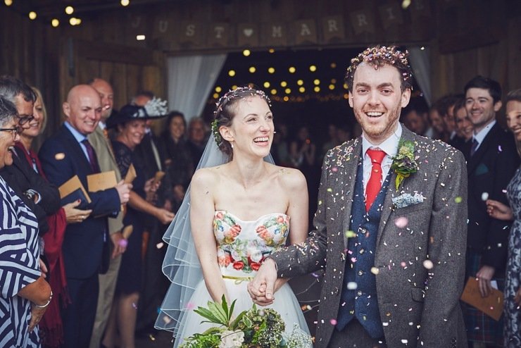 relaxed wedding photographers The Barn at South Milton